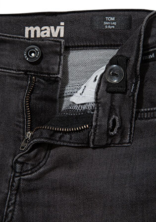 Erkek Çocuk Tom Sporty Jean Pantolon-Koyu Gri  | 7-8
