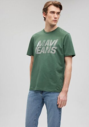 Mavi Jeans Baskılı Yeşil Tişört 0610260-81570