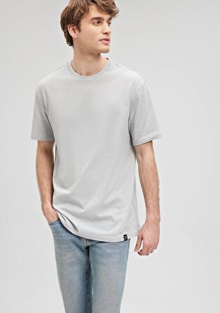 Mavi Bisiklet Yaka Gri Basic Tişört 0611824-70075