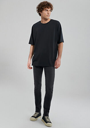 Mavi 2li Oversize Siyah Basic Tişört Seti 0612162-900