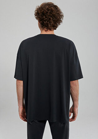Mavi 2li Oversize Siyah Basic Tişört Seti 0612162-900