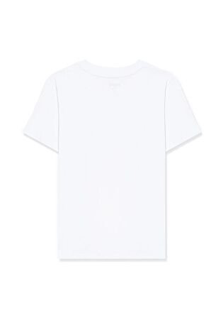 Mavi Logo Baskılı Beyaz Tişört 7610109-620