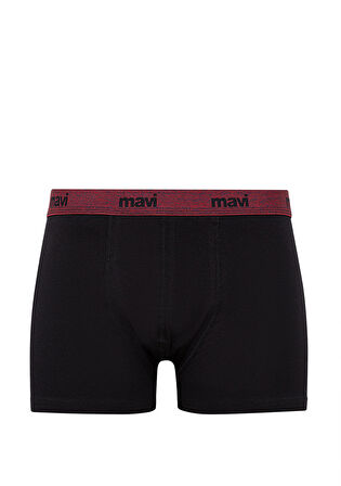 Mavi 3lü Siyah Basic Boxer Seti 0911408-85585