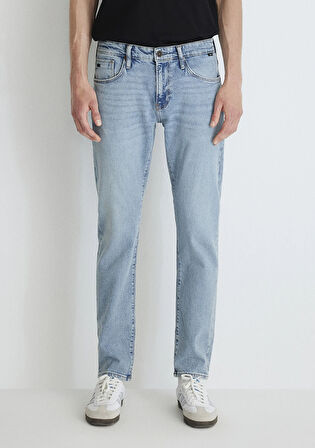 Jake Classic Denim Puslu Açık Mavi Jean Pantolon 0042286799