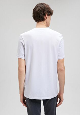 Mavi Pro Logo Baskılı Beyaz Tişört 0612193-620