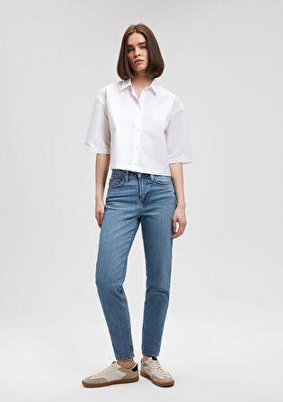 Cindy Classic Denim Vintage Açık Mavi Jean Pantolon 100277-87640