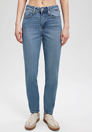 Cindy Classic Denim Vintage Açık Mavi Jean Pantolon 100277-87640
