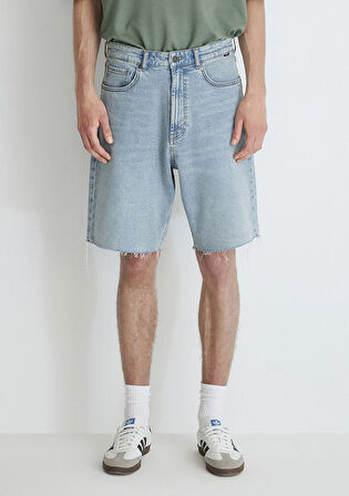 Isac 90lar Vintage Açık Mavi Jean Şort 0410679-87140
