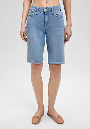 Alexis Casual Açık Mavi Jean Şort 1441587067