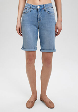 Alexis Casual Açık Mavi Jean Şort 1441587067