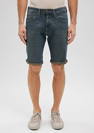 Tim Mavi Black Puslu Mavi Jean Şort
