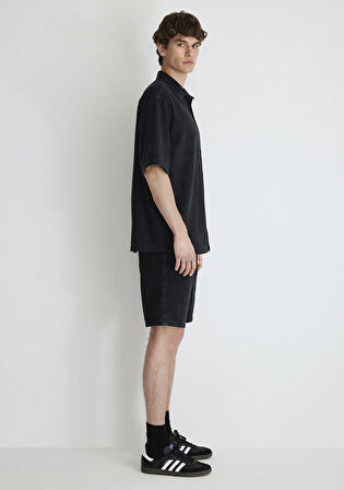 Benson Casual Koyu Gri Jean Gömlek 0210220-87154