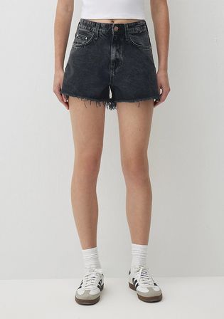Cherry 90lar Antrasit Jean Şort 1410022-87071