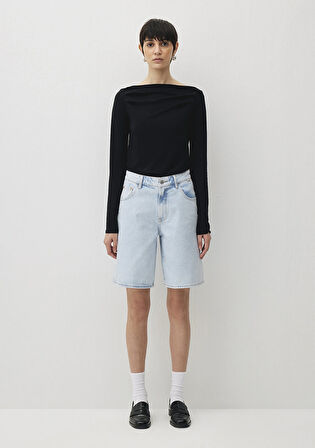 Melina All Blue Buz Mavi Jean Şort 1410144-87087