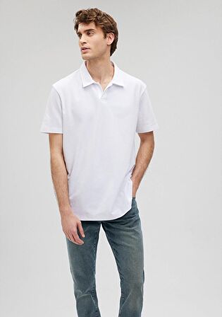 Mavi Beyaz Polo Tişört 0611904-620