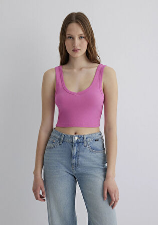 V Yaka Pembe Basic Crop Atlet 1612375-70572