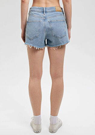 Rosie 90lar Yırtıklı Açık Mavi Jean Şort 1447487077