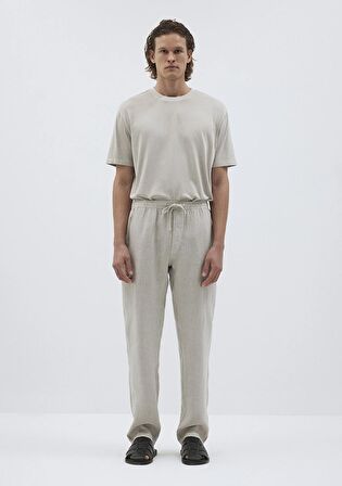 Mavi Keten Jogger Bej Pantolon 0010153-70144