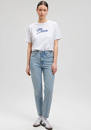 Mavi Jeans Baskılı Gri Tişört 1612421-87033