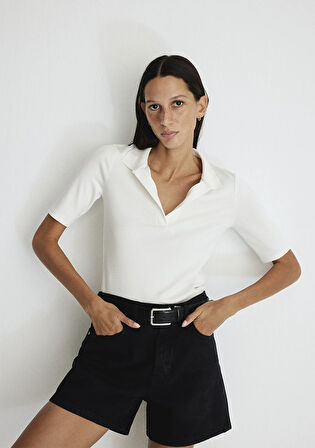 Verna 90lar Siyah Jean Şort 1410059-87084