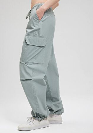 Mavi Yeşil Paraşüt Kargo Pantolon 1010680-71477