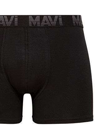 Mavi 3lü Siyah Basic Boxer Seti 0911504-900