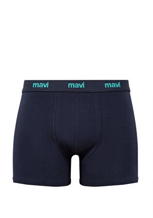 Mavi 3lü Baskılı Lacivert Boxer Seti 0911506-70490