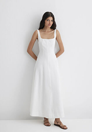 Beyaz Elbise 1310479-620