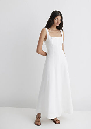 Beyaz Elbise 1310479-620