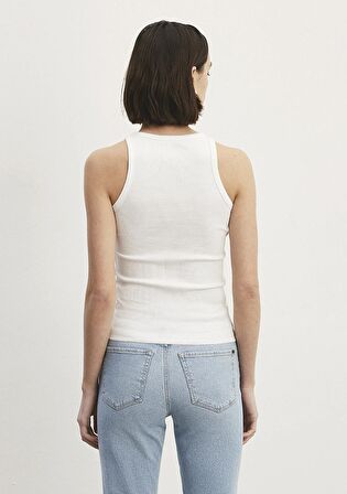 Mavi Beyaz Basic Atlet 1612462-620