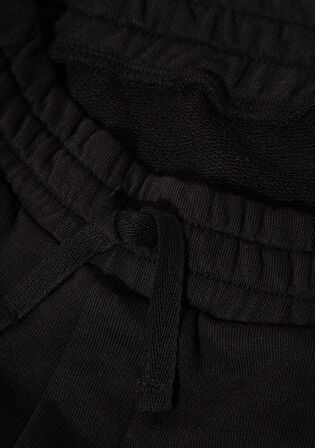 Mavi Logo Baskılı Siyah Şort 6410003-900