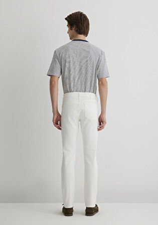 Jake Mavi Black Ekru Jean Pantolon 0042288003
