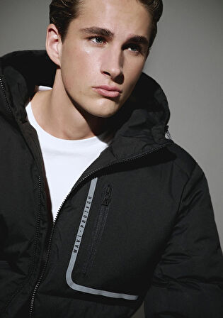 Su İtici Su İtici Siyah Şişme Mont 0110463-900