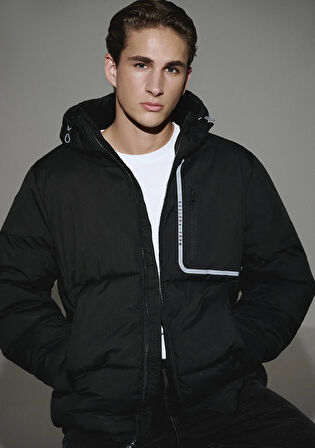 Su İtici Su İtici Siyah Şişme Mont 0110463-900