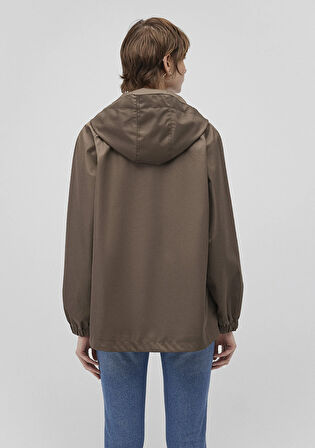 Kapüşonlu Kahverengi Ceket 1110014-82046