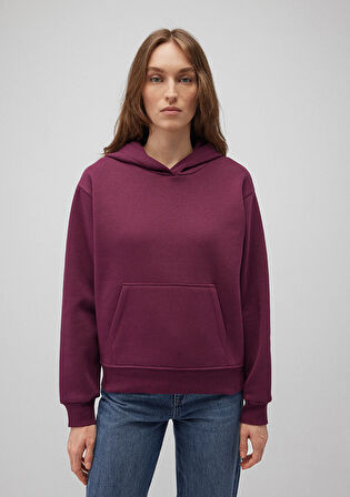 Kapüşonlu Mor Basic Sweatshirt 167299-70670