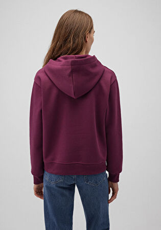 Kapüşonlu Mor Basic Sweatshirt 167299-70670