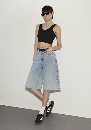 Akira Iconic Açık Mavi Bermuda Jean Şort 1410171-88159