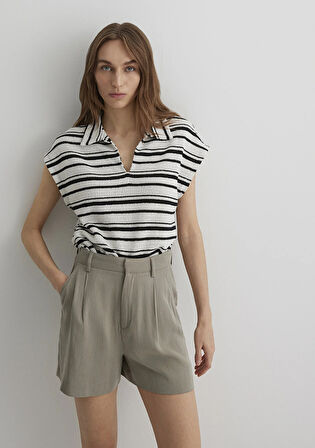 Çizgili Polo Tişört 1612610-85454