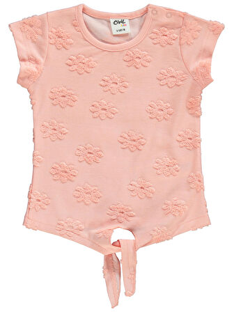 Civil Baby Kız Bebek Şortlu Takım 6-18 Ay Pudra