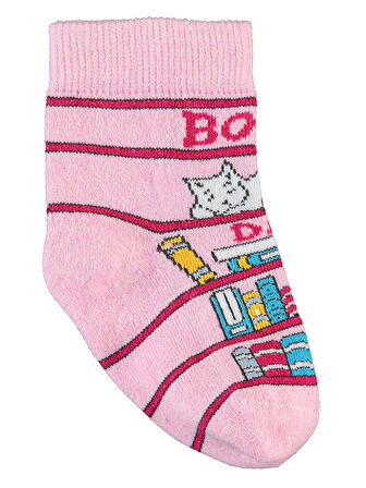 Civil Socks Kız Çocuk 3'lü Çorap 3-12  Yaş  Pembe