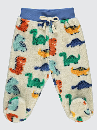 Civil Baby Erkek Bebek Patikli Tek Alt 6-18 Ay Ekru