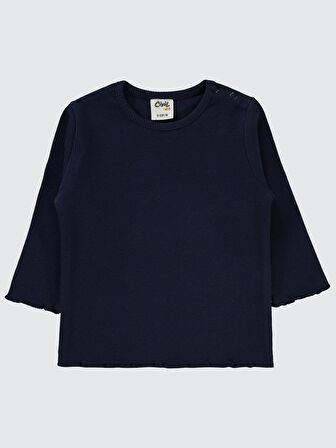 Civil Baby Kız Bebek Sweatshirt 6-18 Ay Lacivert