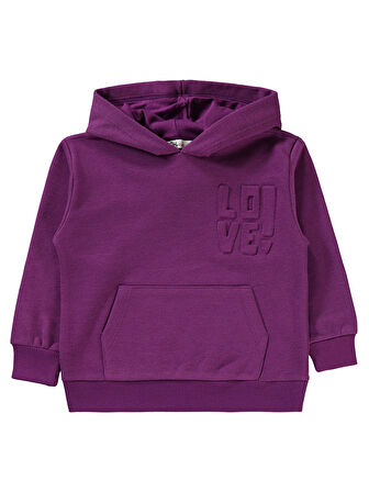 Civil Girls Kız Çocuk Sweatshirt 2-5 Yaş Mor