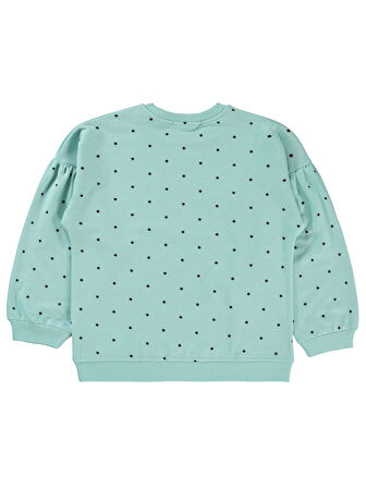Civil Girls Kız Çocuk Sweatshirt 6-9 Yaş Deniz Köpüğü 