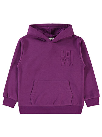 Civil Girls Kız Çocuk Sweatshirt 6-9 Yaş Mor