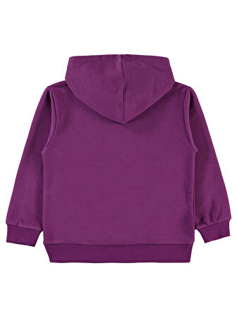 Civil Girls Kız Çocuk Sweatshirt 6-9 Yaş Mor