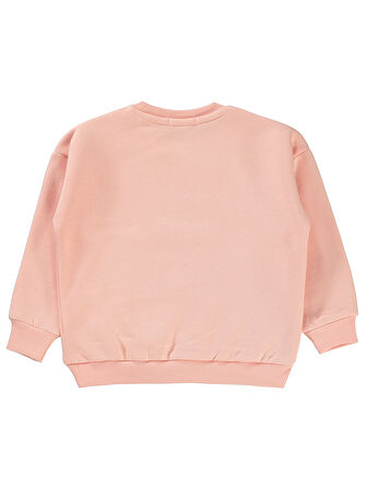 Civil Girls Kız Çocuk Sweatshirt 2-5 Yaş Pudra