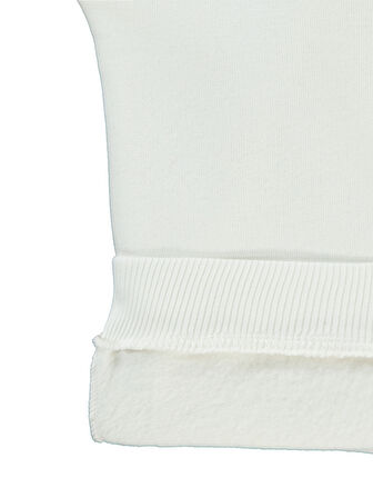 Civil Girls Kız Çocuk Sweatshirt 6-9 Yaş Ekru 