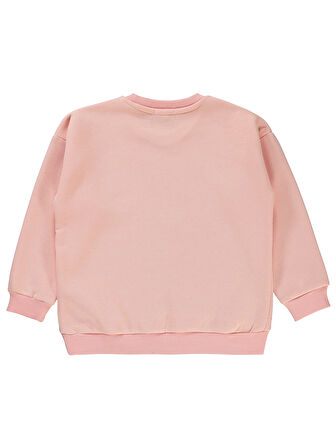 Civil Girls Kız Çocuk Sweatshirt 6-9 Yaş Pudra 